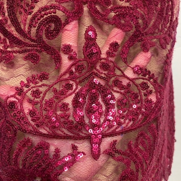 Free People Night Shimmers Mini Dress size 10 - Picture 4 of 6